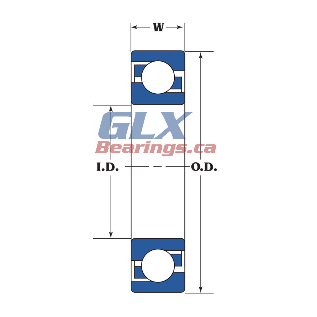 Single Row Angular Contact Ball Bearings | GLX Bearings Canada