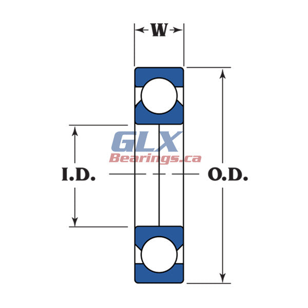 Four-Point Contact Ball Bearings | GLX Bearings Canada