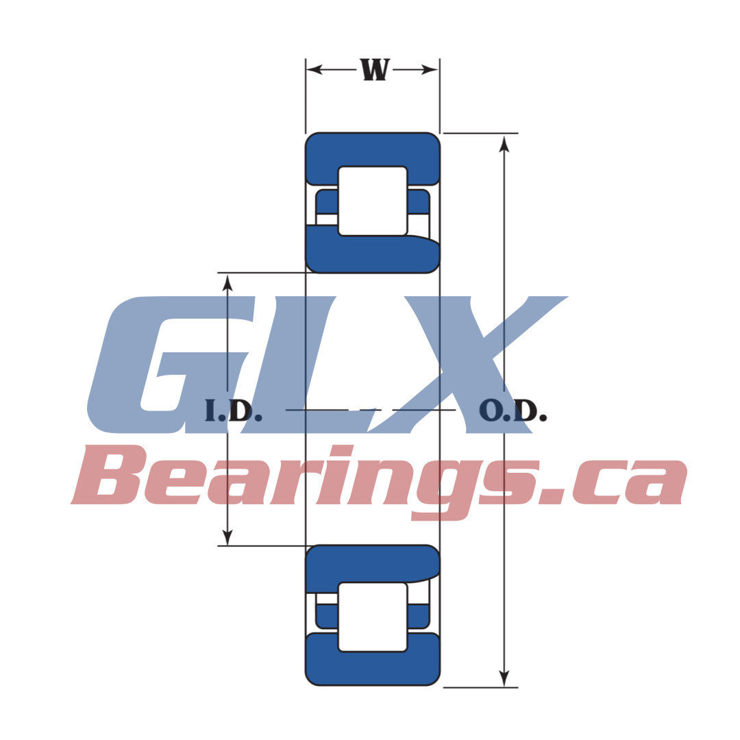 Cylindrical Roller Bearings NJ Type | GLX Bearings Canada