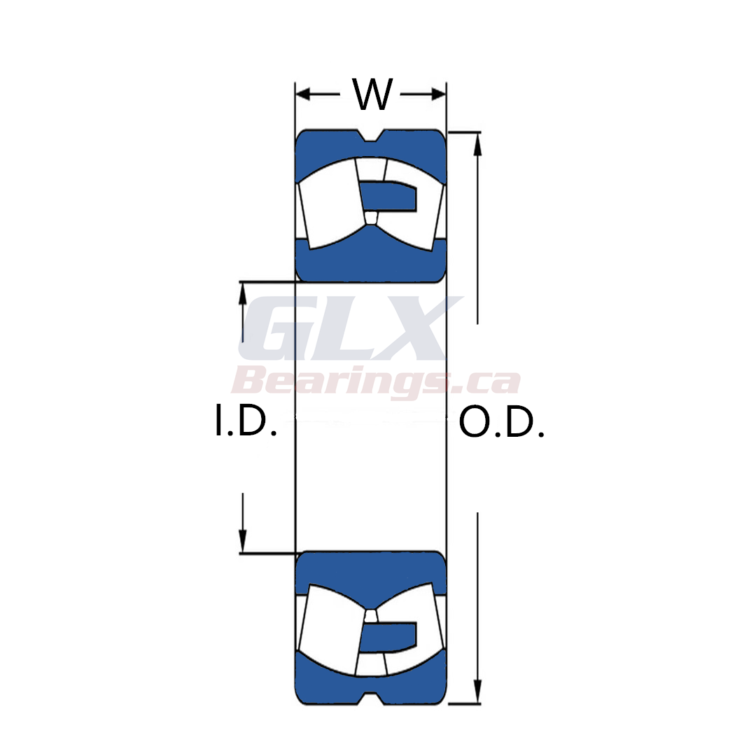 Spherical Roller Bearings CA W33 | GLX Bearings Canada