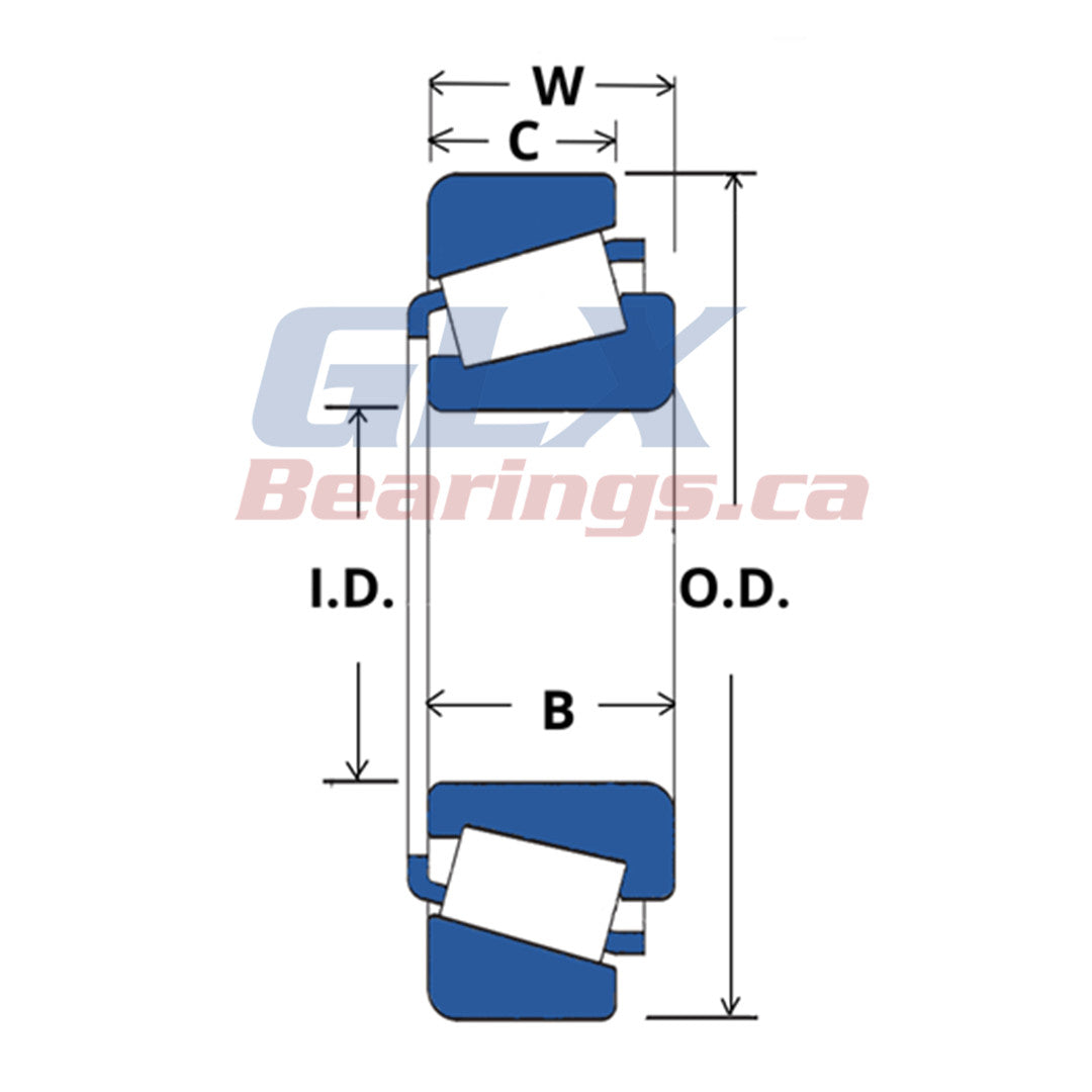 Tapered Roller Bearings | GLX Bearings Canada